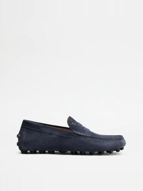 TOD'S GOMMINO BUBBLE IN SUEDE - BLUE, GREY