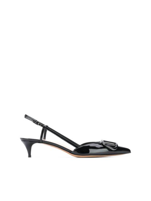 VLOGO slingback pumps