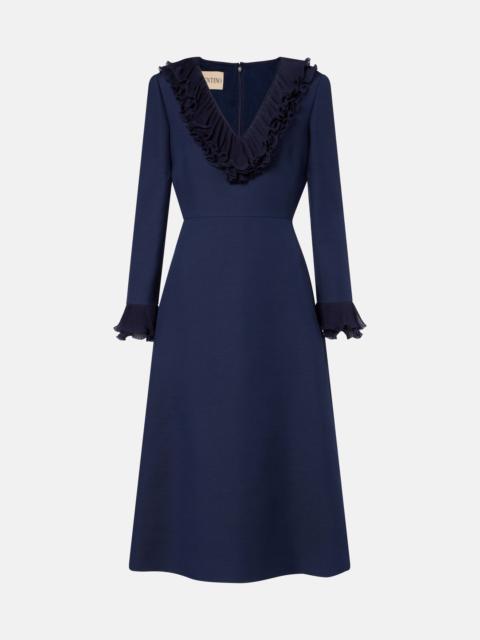 Crepe Couture bow-detail midi dress