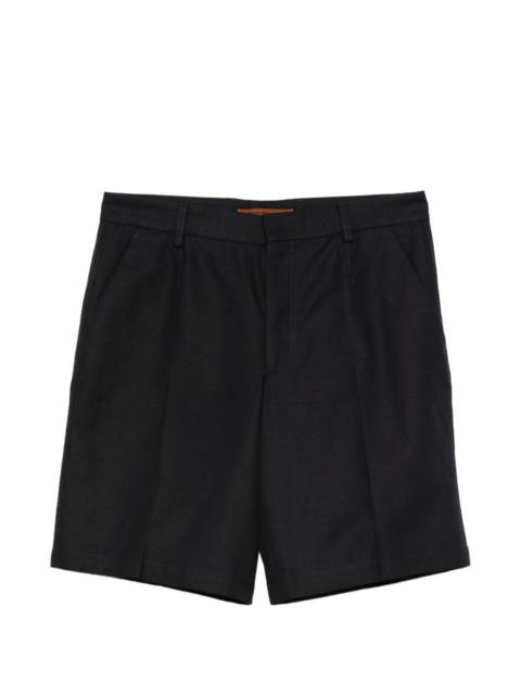 pleated shorts