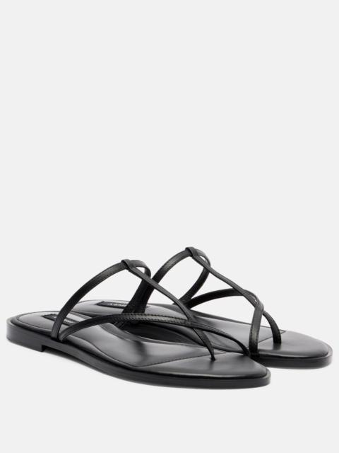Cyrus leather thong sandals