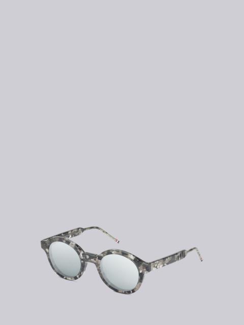 Round Grey Tortoise Sunglasses