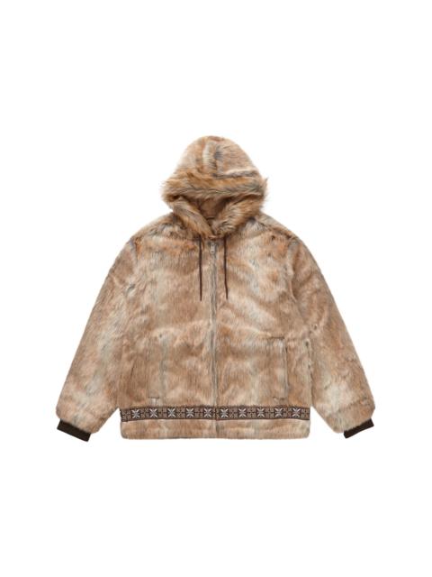 Supreme Faux Fur Parka Brown