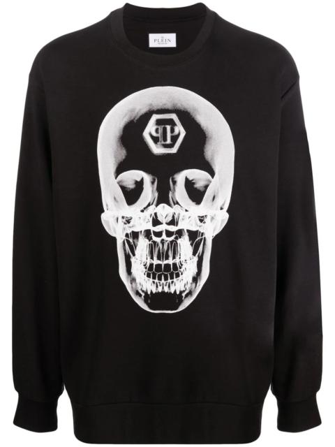 skull print sweatshirt