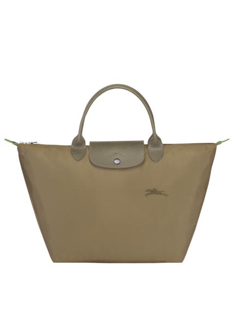 Le Pliage Green M Handbag Artichoke - Recycled canvas