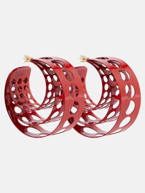 Medium hoop earrings