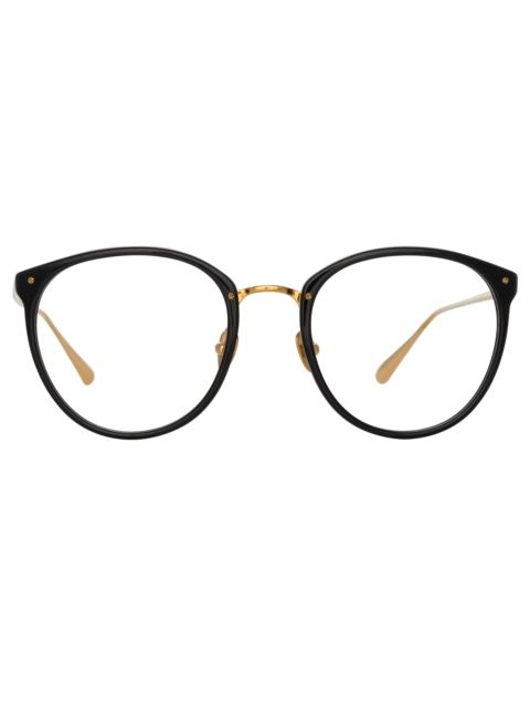 THE CALTHORPE | OVAL OPTICAL FRAME IN BLACK (C85)