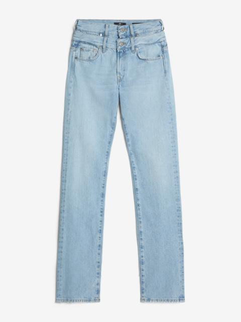 Double Waist Trouser in Bleach