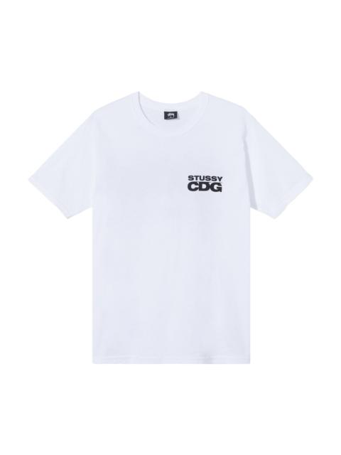 Stussy x Comme des Garçons Surfman T-Shirt 'White'