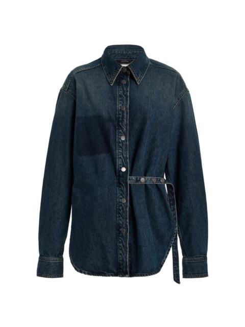 Bella Denim Shirt Jacket dark wash