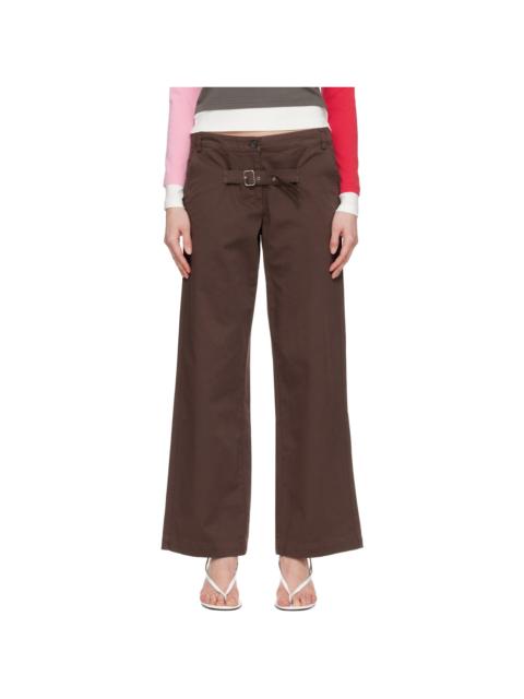 Brown Belt Trousers