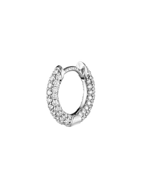 Petite Pave Chubby Hoop Earring
