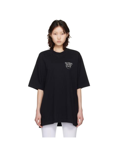 Black 'Global MF' T-shirt