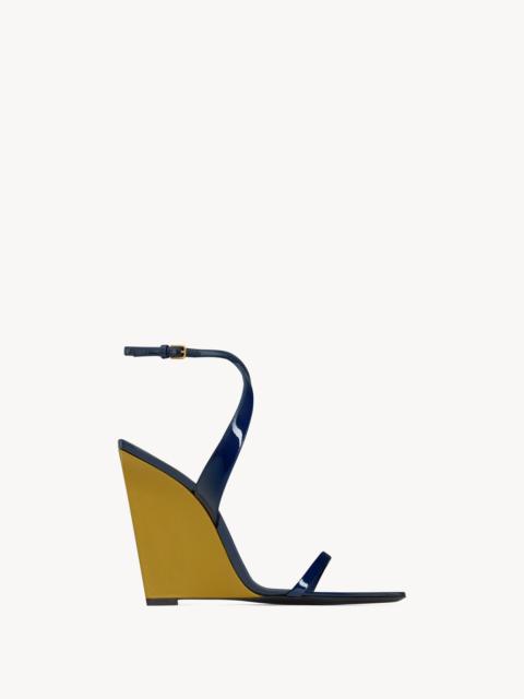 SALOMÉ WEDGES IN PATENT LEATHER