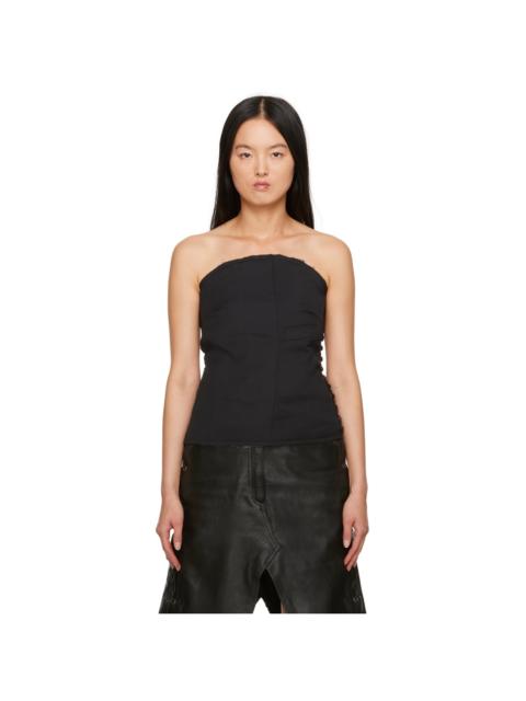 Black Raw Edge Camisole