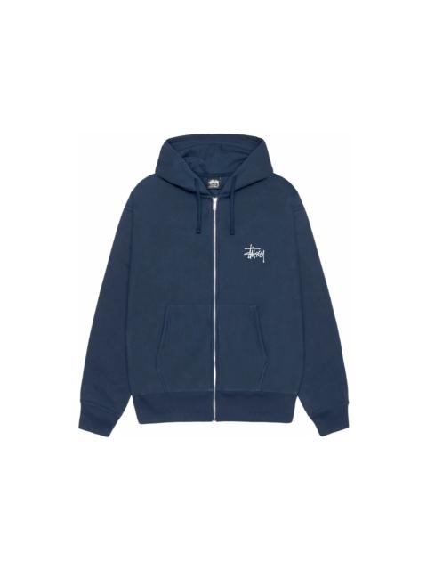 Stussy Basic Stussy Zip Hoodie Navy