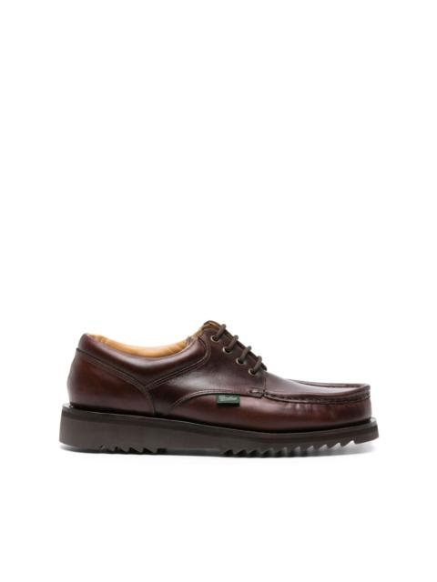 Thiers leather boat shoes