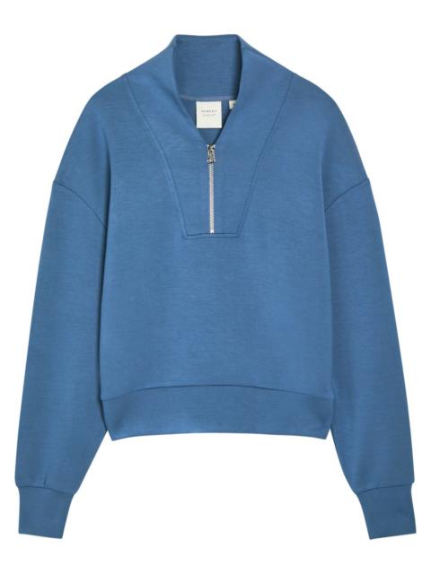 Varley Davidson Half-zip Stretch-jersey Sweatshirt