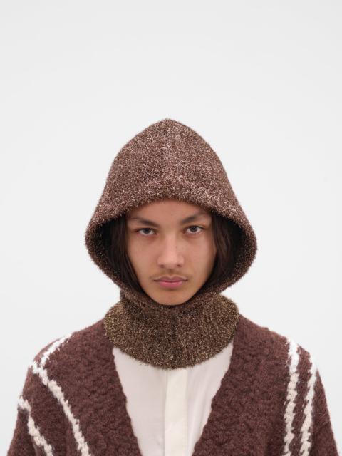 Bronze Lurex Knit Balaclava