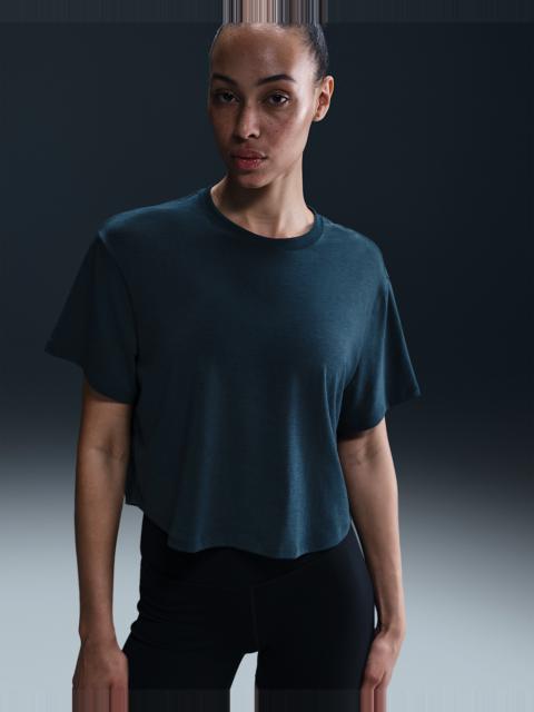 Nike One Relaxed Women's Dri-FIT Cropped Short-Sleeve Top