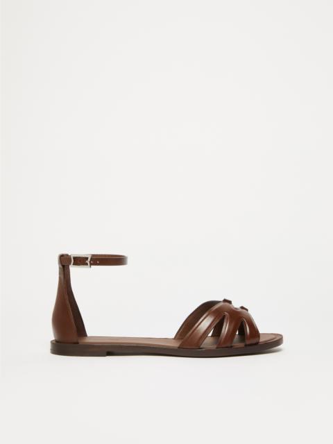 DOUBLEFLAT Flat leather sandals