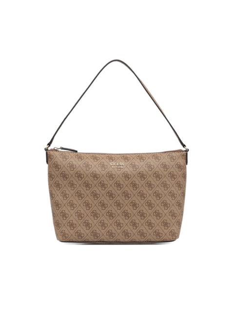 monogram-pattern tote bag
