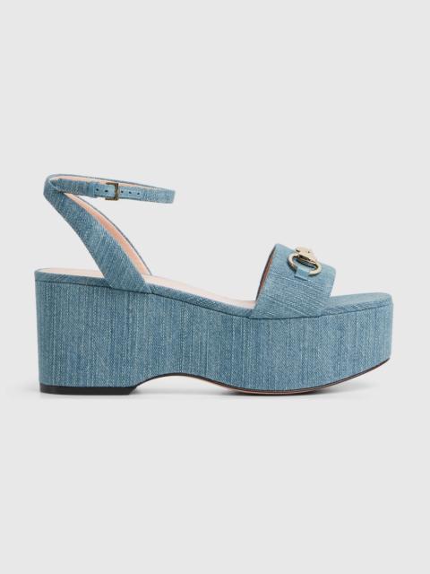 Women's Horsebit flatform sandal