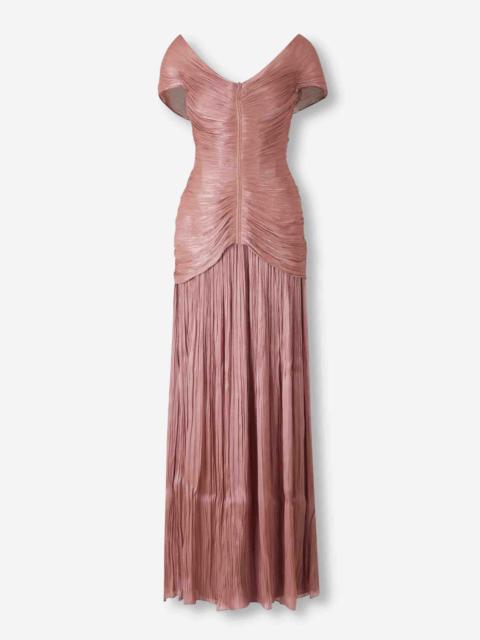 MAXI DRAPED DRESS
