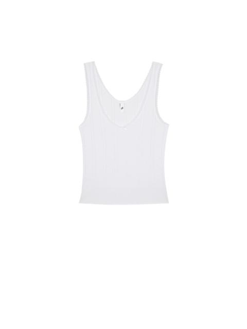 The Scoop Tank White