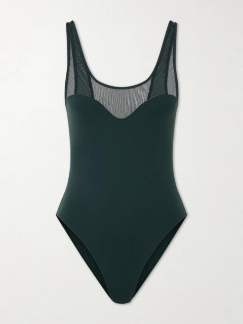 Charisme Mesh Panel Swimsuit