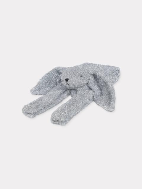 'KENZO Winter Holidays' bunny scarf in tinsel knit