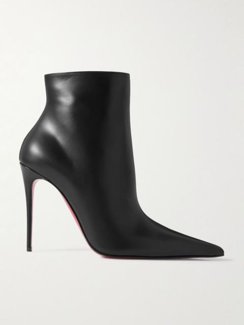 Kate Max 100 leather ankle boots Black