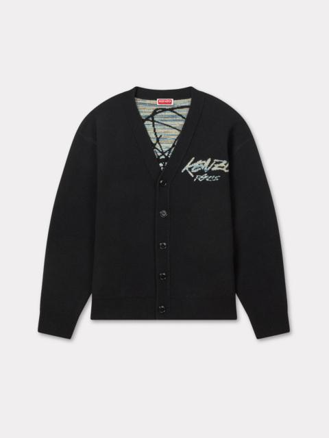 'Kenzo x Futura 2000' genderless cardigan in wool
