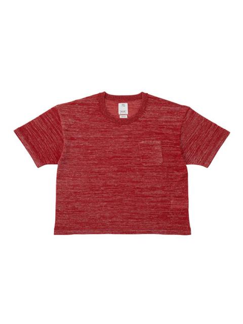 JUMBO KNIT S/S W RED