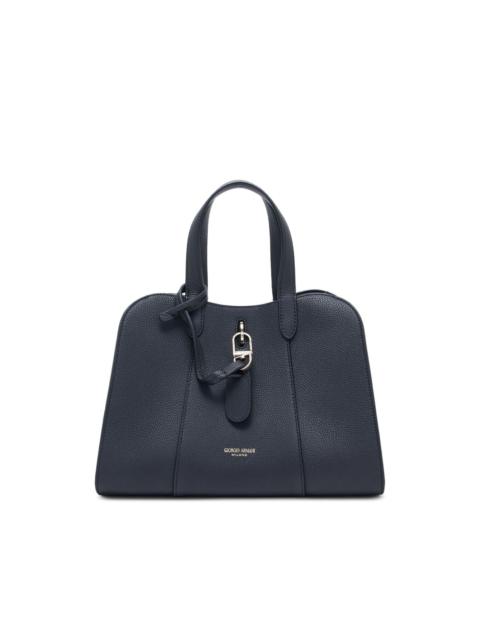 large leather tote bag