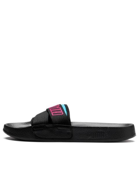 (WMNS) PUMA Leadcat Trailblazer Slide Black/Pink 369418-01