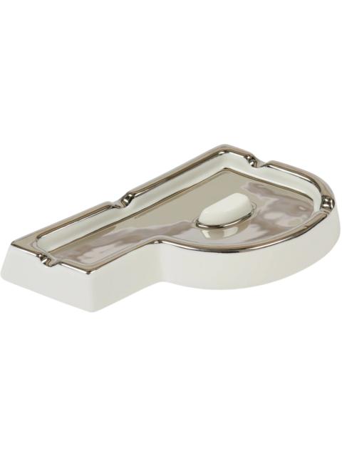 Palace Logo Ashtray White/Silver