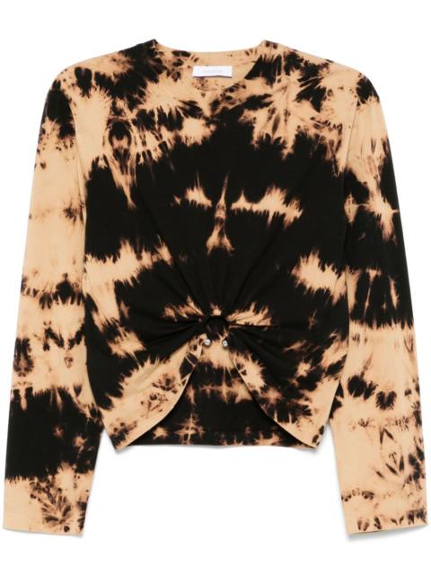 abstract-print T-shirt