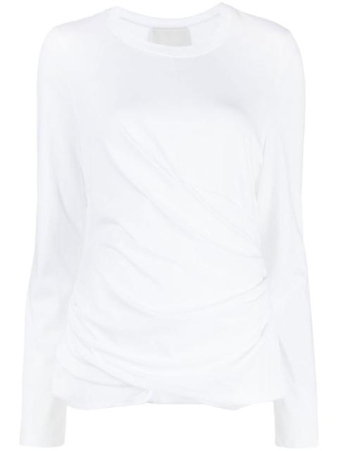 wraparound style T-shirt