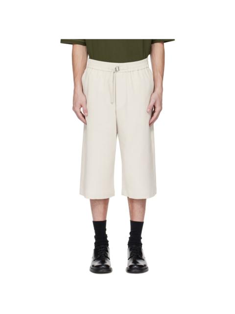 Gray Elasticated Large Shorts