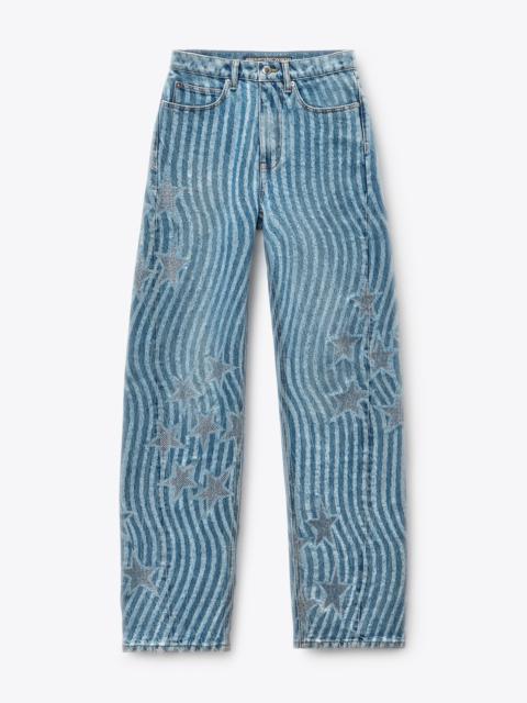 Vintage Medium Indigo Stars & Stripes Float Jean