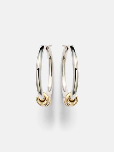 Argo sterling silver and 18kt gold earrings