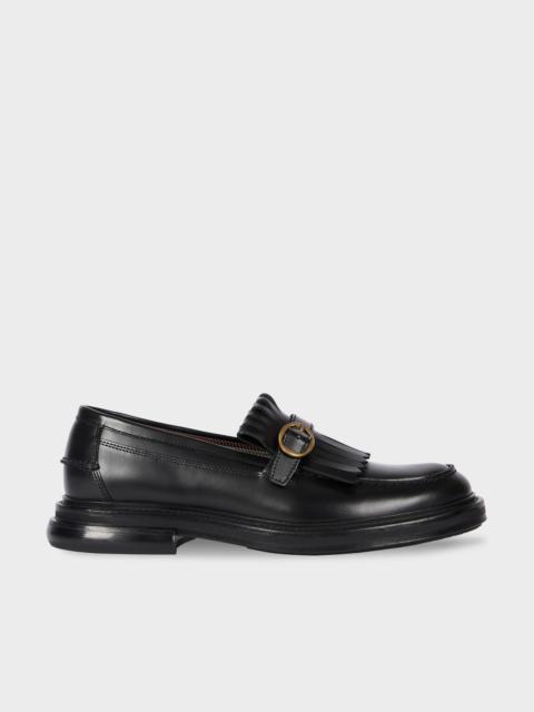 Women's 'Belinho' Black Leather Loafers