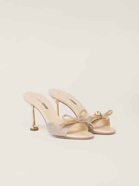 Miu Miu Satin sandals | REVERSIBLE