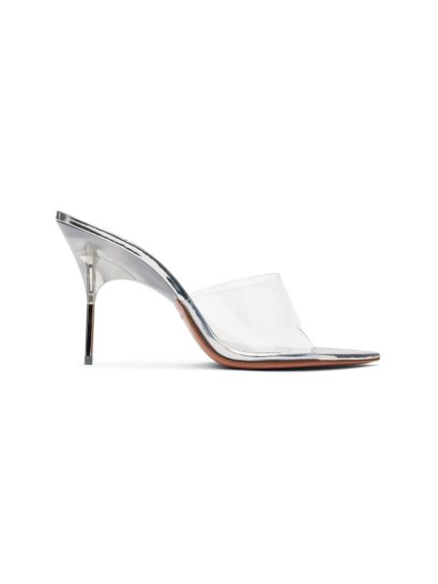 Transparent Bianca Glass Slipper 95 Mules