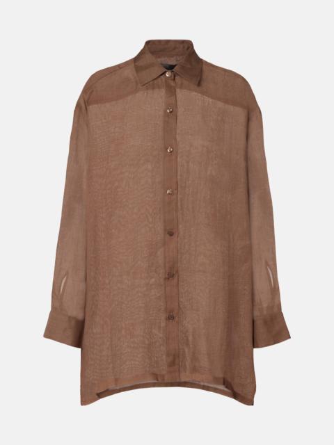 Niko oversized ramie shirt