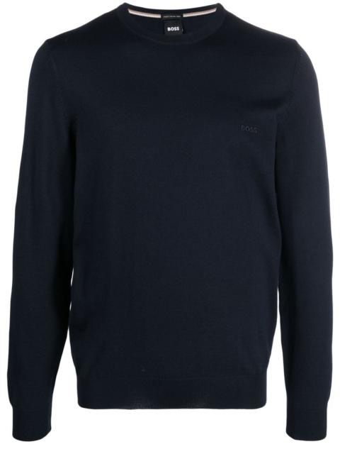 crewneck virgin wool jumper