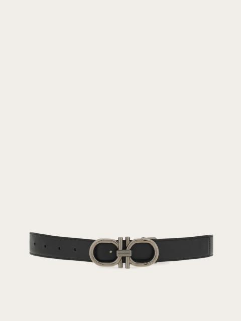 Reversible and adjustable Gancini belt