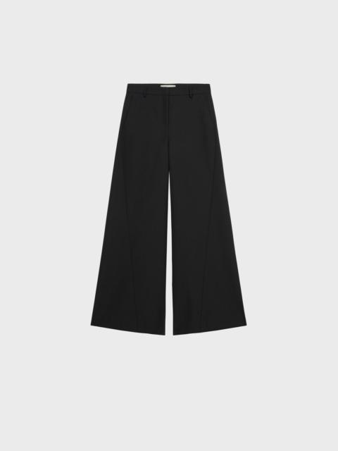 SUPERWIDE-LEG PANTS IN GRAIN DE POUDRE WOOL