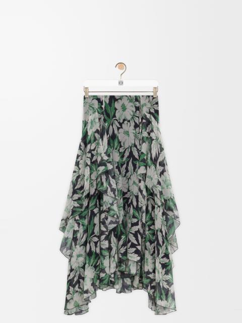 Skirt in silk